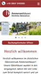 Mobile Screenshot of ammerseehaeuser.de